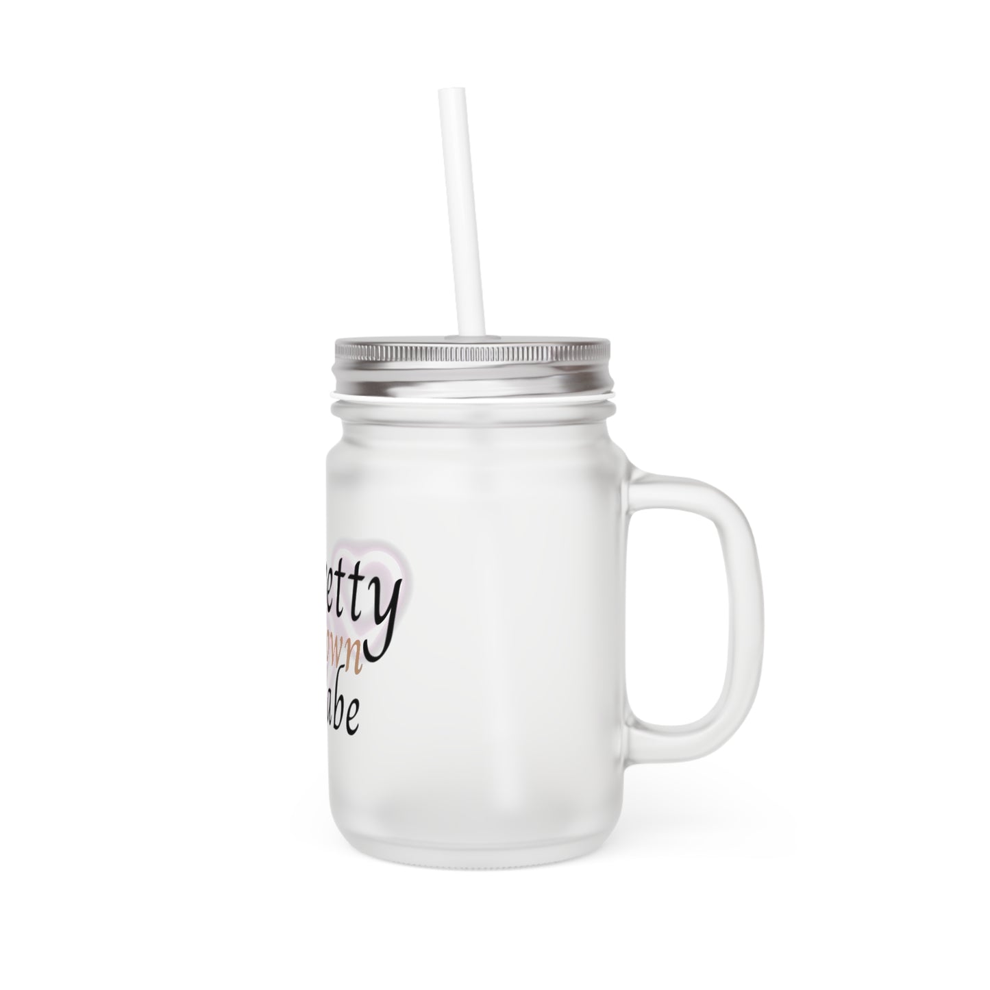 Brown Babe Mason Jar