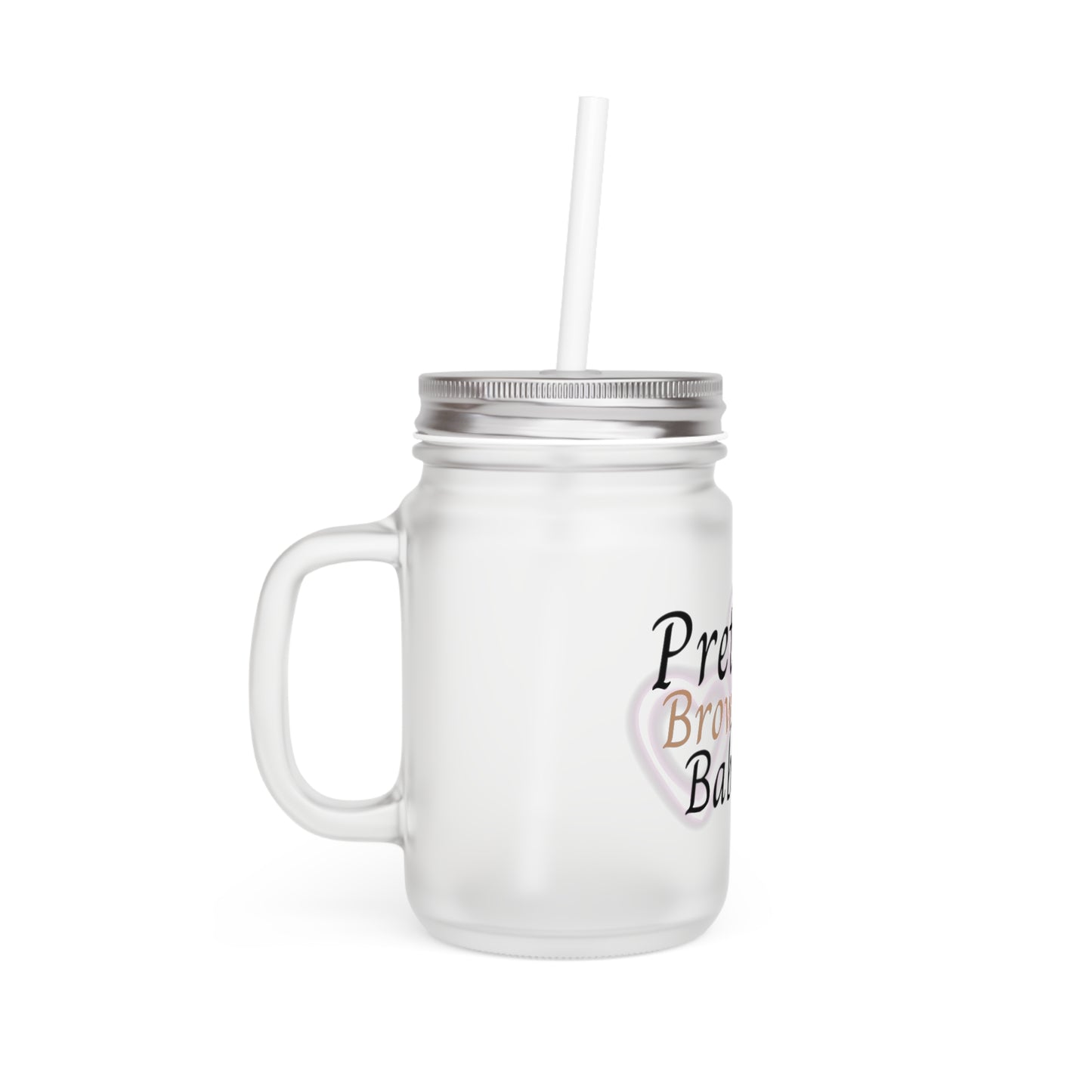 Brown Babe Mason Jar