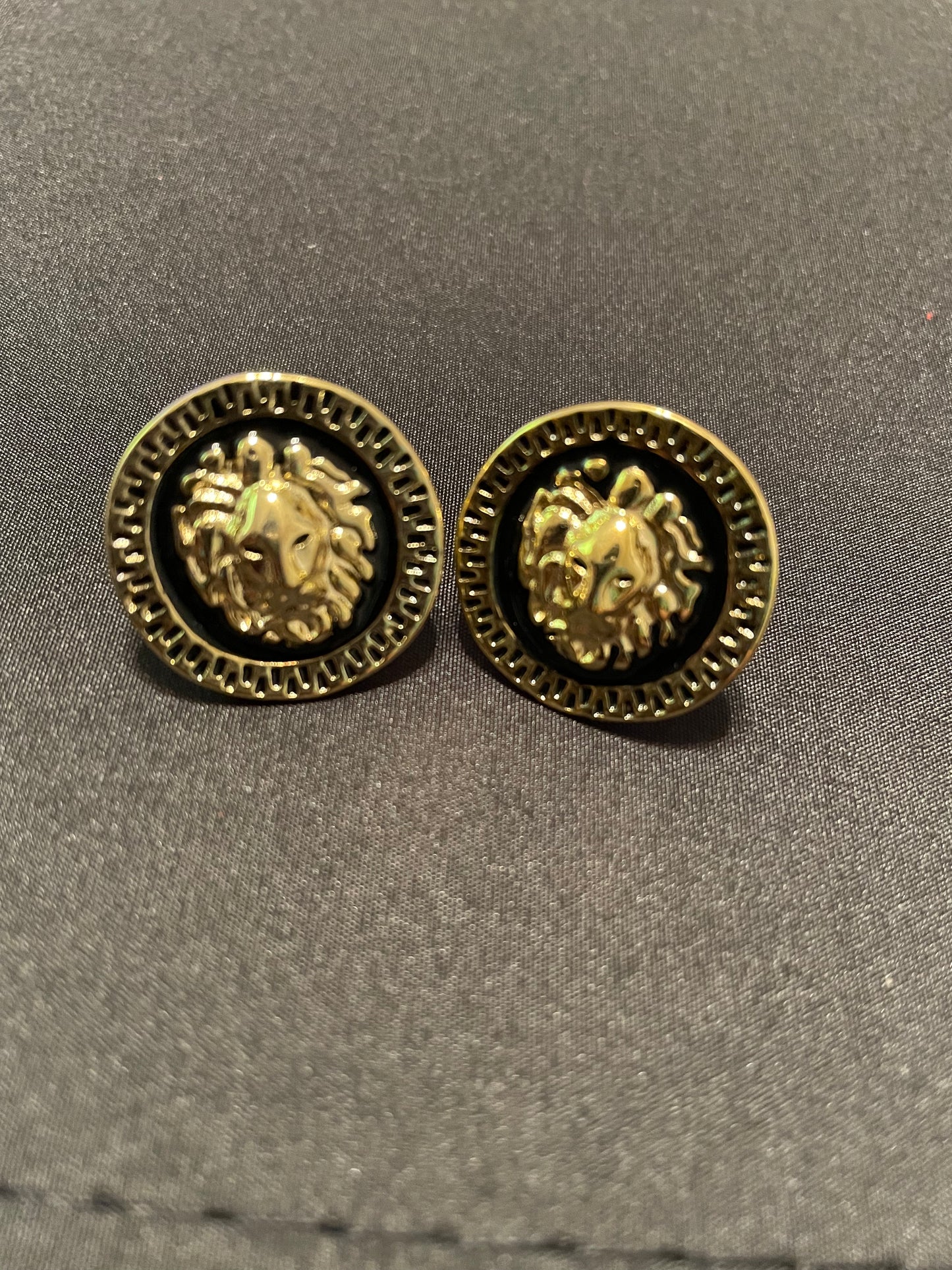 Lion Face Earrings
